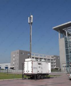12.5m Pneumatic Masts for Mobile Transceiver Base Station