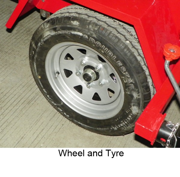 Wheels and Tyre of PHT-1400-G1